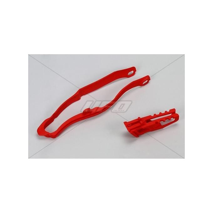 [ComeNuovo] UFO HO04665070 Kit cruna catena e fascia forcella (2014-2017) -HO04662 e HO04663- rosso CR-CRF 00-17 Honda CRF 250