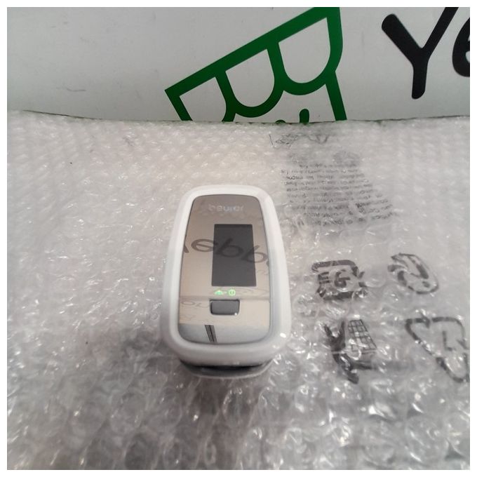 [ComeNuovo] Beurer Pulsossimetro Monitoraggio Saturazione di Ossigeno nel Sangue e del Battito Cardiaco 61 x 36 x 32 mm Grigio PO 30