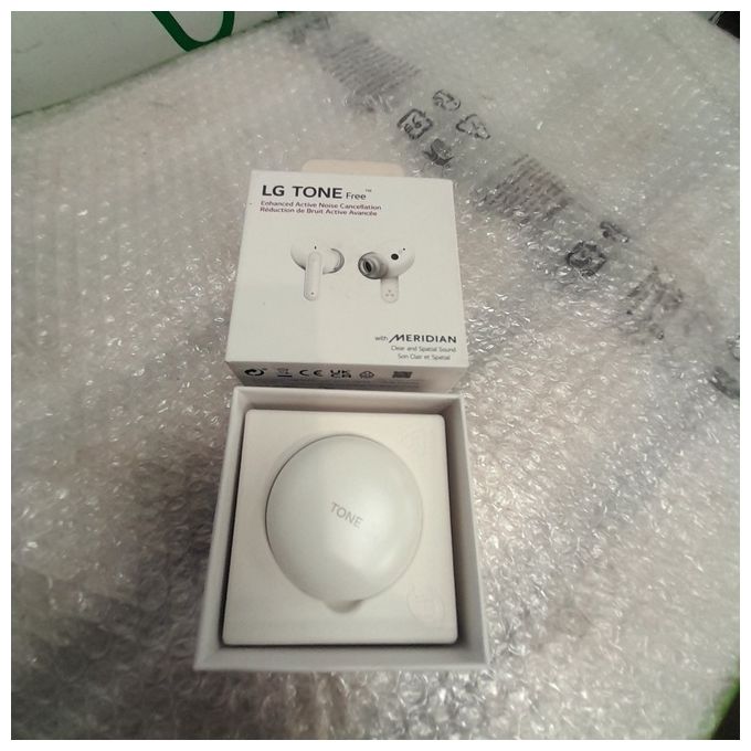 [ComeNuovo] LG TONE Free FP5 In-Ear True Wireless Cancellazione Attiva del Rumore e Audio Meridian Bluetooth Bianco