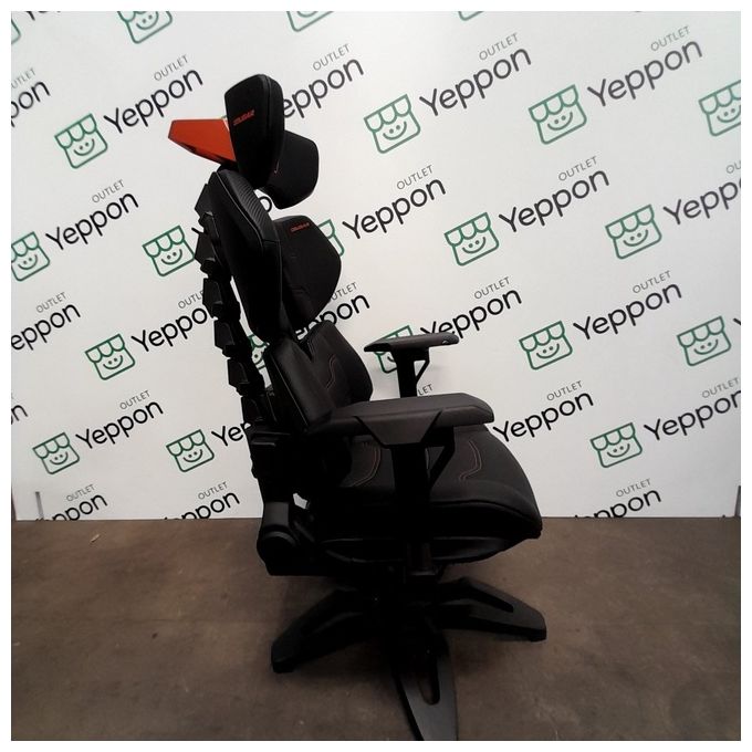 COUGAR TERMINATOR Gaming Chair BLACK Sedia dallo stile accattivante e funzionale per un'esperienza di gioco ottimale