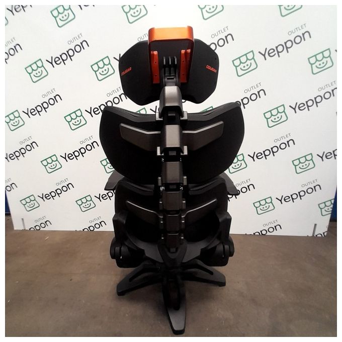 COUGAR TERMINATOR Gaming Chair BLACK Sedia dallo stile accattivante e funzionale per un'esperienza di gioco ottimale