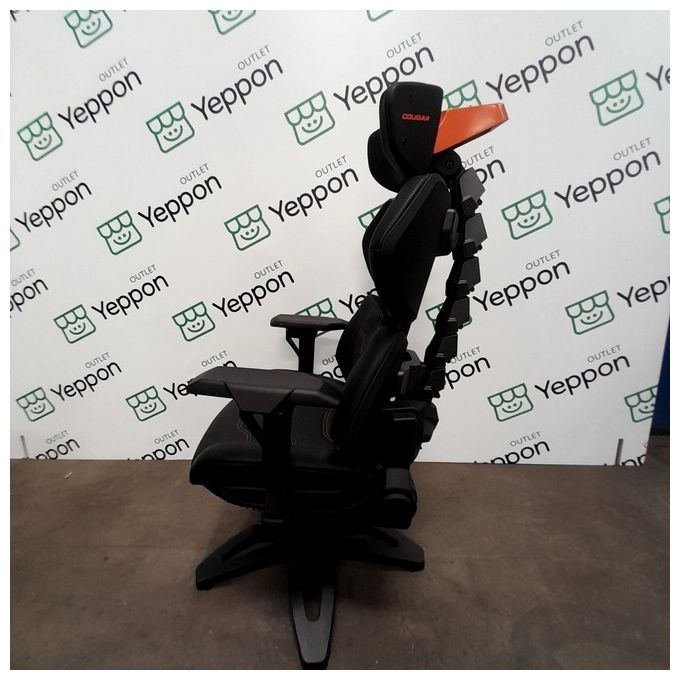 COUGAR TERMINATOR Gaming Chair BLACK Sedia dallo stile accattivante e funzionale per un'esperienza di gioco ottimale