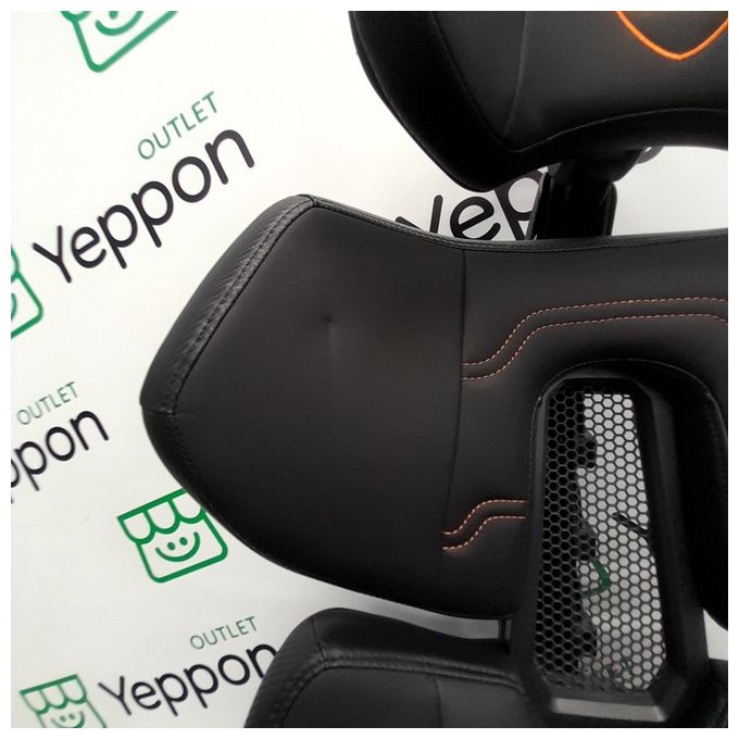 COUGAR TERMINATOR Gaming Chair BLACK Sedia dallo stile accattivante e funzionale per un'esperienza di gioco ottimale