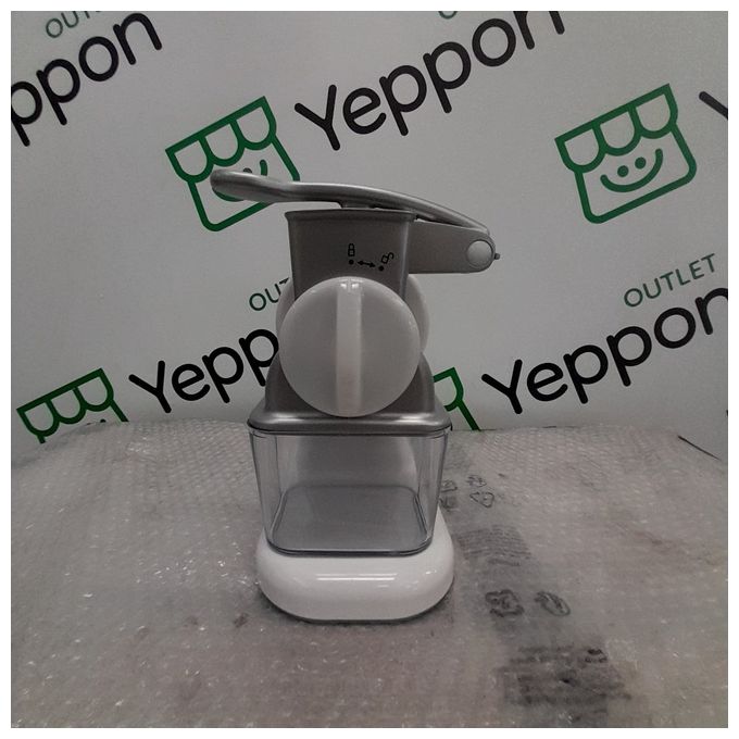 [ComeNuovo] RGV Robusta Junior Grattugia Elettrica Rullo Inox Tramoggia Alluminio Contenitore Estraibile con Coperchio Salvafreschezza 150 W