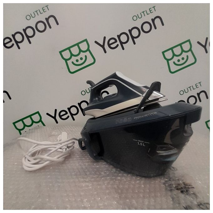 [ComeNuovo] Rowenta VR8220 Powersteam Ferro da Stiro con Generatore di Vapore Pressione Fino a 6.5 Bar 2200W 1.5 Litri con Piastra in Acciaio Inox Modalita' Eco