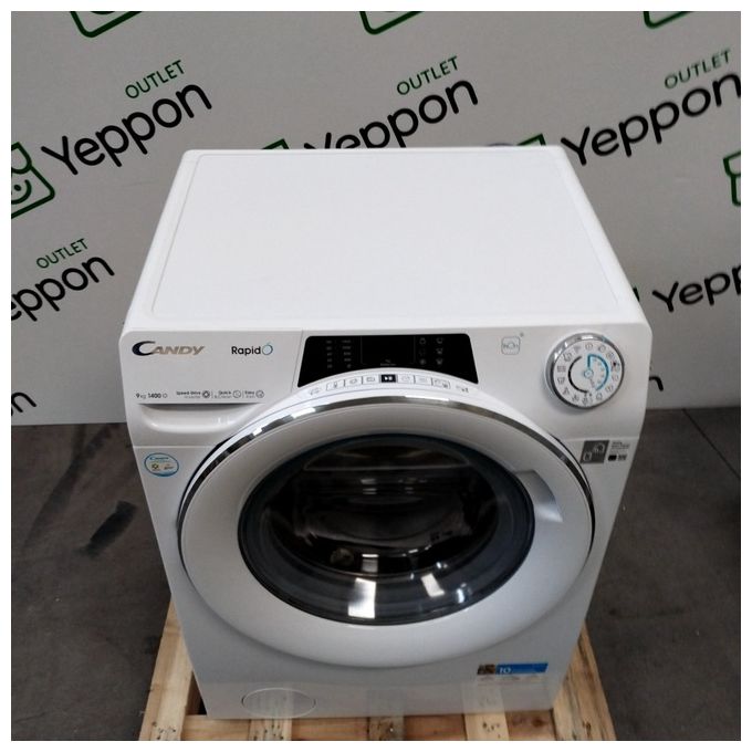 [ComeNuovo] Candy RapidO' RO1496DWMCT-1-S Lavatrice a carica frontale 9Kg classe A 1400 giri 16 programmi controllo remoto bianco 60x53x85