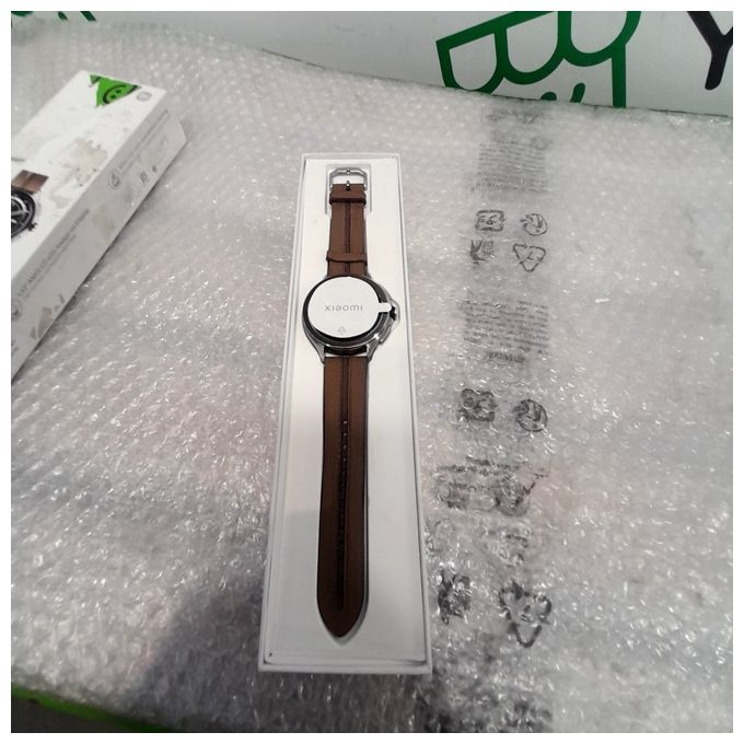 XIAOMI Smartwatch 2 Pro 1.43'' AMOLED GPS Sport e Salute Notifiche in Argento e Pelle Marrone