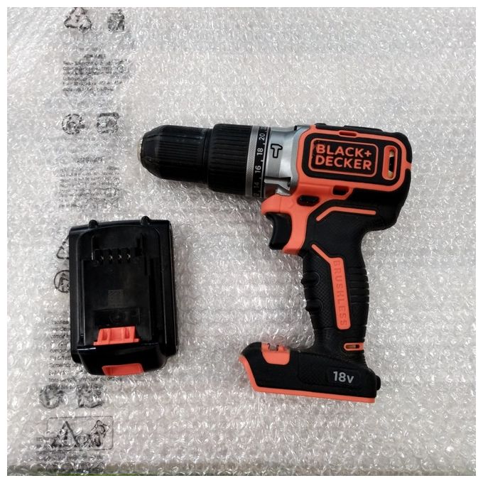 [ComeNuovo] Trapano Avvitatore Percussione batteria 18V Cordless Ricaricabile con Motore Brushless Velocita' 0-1650 giri-min + Valigetta - BL188K-QW