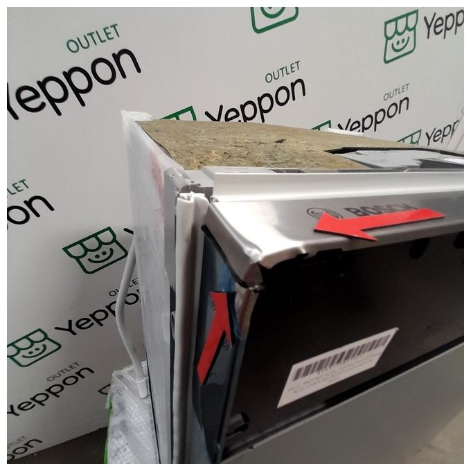 [ComeNuovo] Bosch SMV4ECX21E Serie 4 - Lavastoviglie da incasso a scomparsa totale 14 coperti, classe energetica B, Home Connect, apertura automatica EfficientDry, terzo cestello VarioDrawer (81,5×59,8×55 cm), colore inox (pannello comandi)