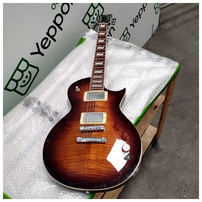 [ComeNuovo] ESP LTD EC-256FM DBSB Chitarra Elettrica in Dark Brown Sunburst Un Design Accattivante per Musicisti di Ogni Livello