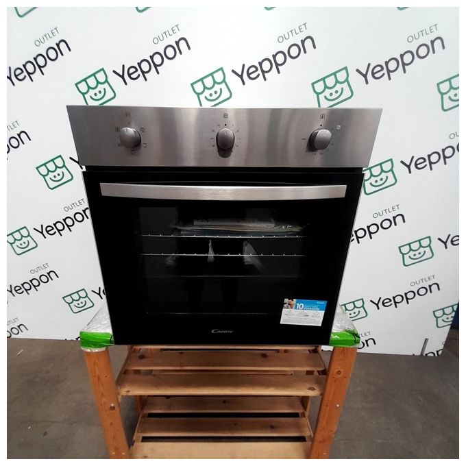 [ComeNuovo] Candy FIDC X502 – Forno da incasso ventilato, 65 L, Classe A, 5 funzioni principali, inox