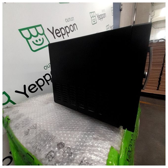 [ComeNuovo] Sharp YC‑QG234AE‑B - Forno a microonde con grill da appoggio, 23 L, 900 W, Classe A, Funzioni: microonde, grill 1 000 W, 10 livelli di potenza, defrost, ECO Mode, display LED touch, timer, luce interna, blocco bambini, colore nero-silver.