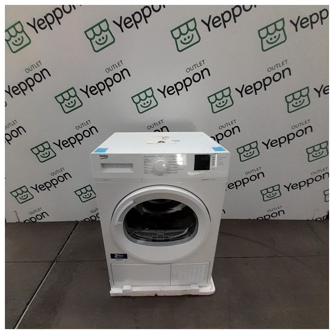 [Comenuovo] BEKO DRXS722W Asciugatrice slim libera installazione 7 kg classe energetica A++ pompa di calore EcoGentle EcoGentle + AirDry (85×597×508 cm) colore bianco