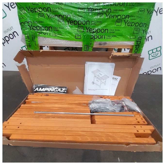 [ComeNuovo] Campingaz Barbecue a Gas Adelaide 3 Woody Dual Gas 3 Bruciatori Potenza di 14 kW