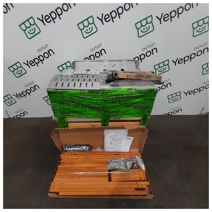 [ComeNuovo] Campingaz Barbecue a Gas Adelaide 3 Woody Dual Gas 3 Bruciatori Potenza di 14 kW