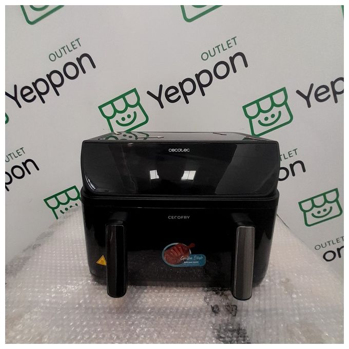 [ComeNuovo] Cecotec CecofryeGrill Duoheat 10000 Friggitrice 10 Litri 2800W Doppia Temperatura 10 Programmi Nero
