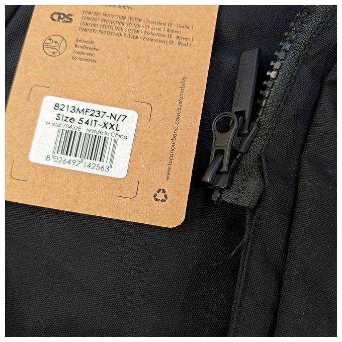 [ComeNuovo] Tucano Giacca WASHINGTON Colore Nero Taglia 2XL