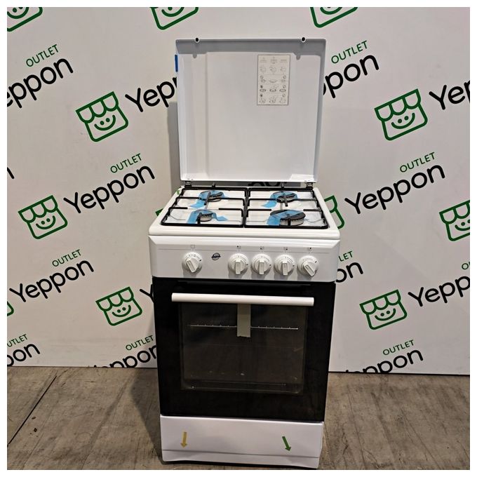 [ComeNuovo] Ducati SD554WG Cucina a Gas libera installazione 4 Fuochi con Forno a Gas 49 Litri 50x50 Bianco