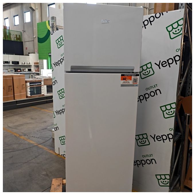 [Comenuovo] BEKO RDSA310K40WN Frigorifero Doppia Porta 310 Litri Classe E Raffreddamento Statico colore Bianco - Yeppon