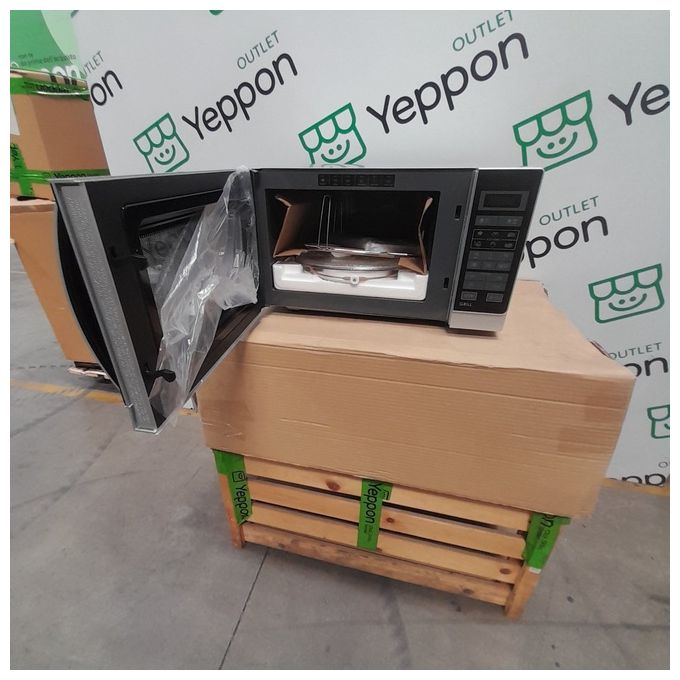 [ComeNuovo] Sharp R742INW Forno a microonde combinato 25 L 900 W grill al quarzo 1000 W 8 programmi Classe A colore Argento