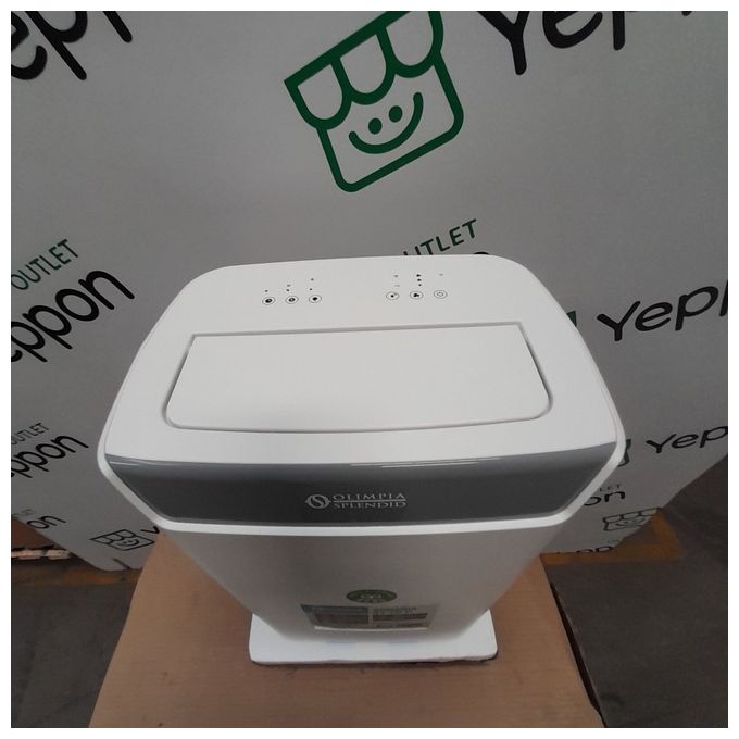 [ComeNuovo] Olimpia Splendid 02064 Aquaria S1 20 P Deumidificatore 20 L-24h 90 m³ Tripla Filtrazione HEPA Wi-Fi 38 dB colore Bianco