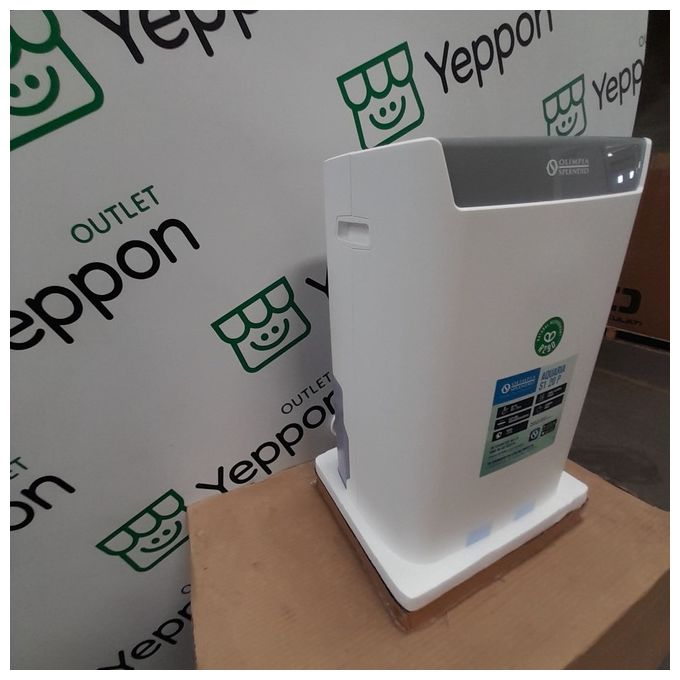 [ComeNuovo] Olimpia Splendid 02064 Aquaria S1 20 P Deumidificatore 20 L-24h 90 m³ Tripla Filtrazione HEPA Wi-Fi 38 dB colore Bianco