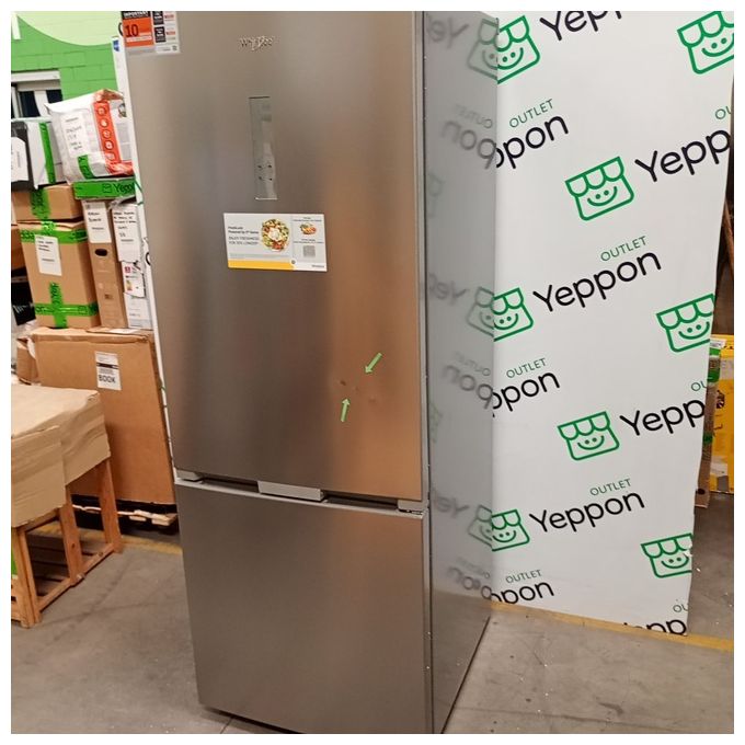 [ComeNuovo] Whirlpool WHK2 6493 X5E Frigorifero Combinato No Frost 490 L 192 cm Classe D 35 dB colore Acciaio Inox