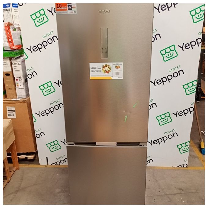 [ComeNuovo] Whirlpool WHK2 6493 X5E Frigorifero Combinato No Frost 490 L 192 cm Classe D 35 dB colore Acciaio Inox