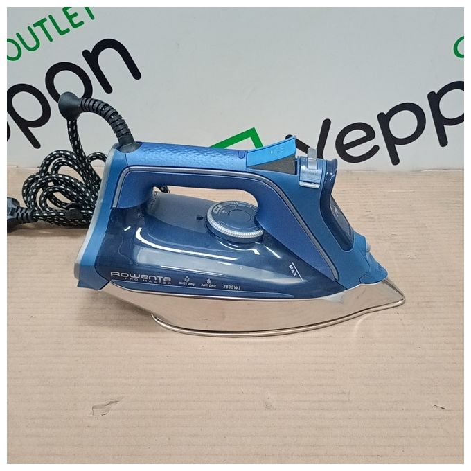 [ComeNuovo] Rowenta DW8215 PRO MASTER Ferro da Stiro a Vapore 2800 W 45 g-min colpo vapore 200 g-min piastra Microsteam 400 colore Blu