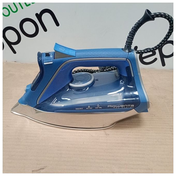 [ComeNuovo] Rowenta DW8215 PRO MASTER Ferro da Stiro a Vapore 2800 W 45 g-min colpo vapore 200 g-min piastra Microsteam 400 colore Blu