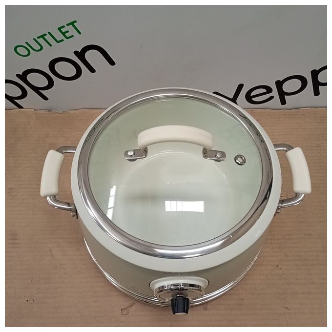 [ComeNuovo] Ariete 2904 Vintage Cuociriso Elettrico e Slow Cooker 3.5 L 700 W 5 programmi ciotola ceramica colore Beige