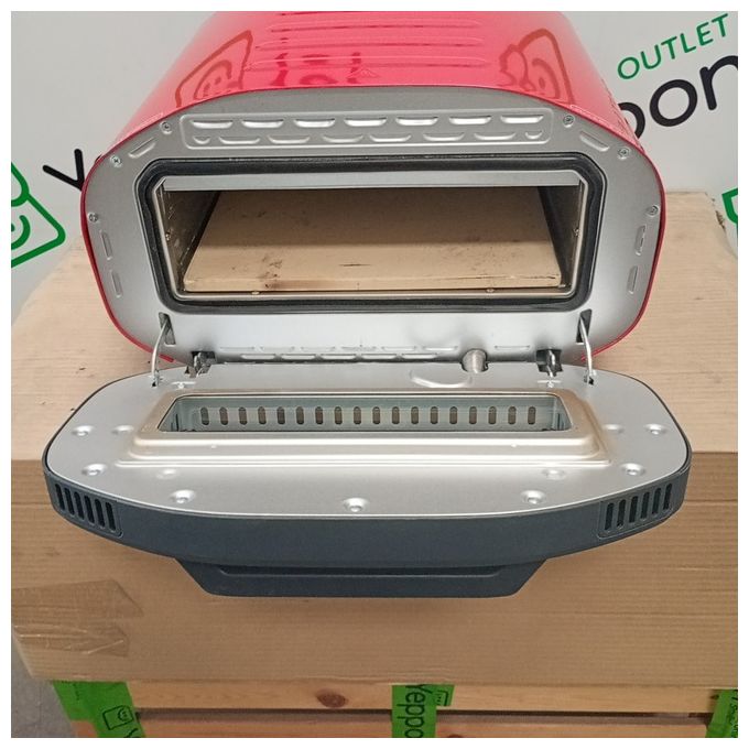 [ComeNuovo] Ariete 3901 Da Gennaro Forno per Pizza 2200W 430°C Pietra Refrattaria Timer 60 min colore Rosso