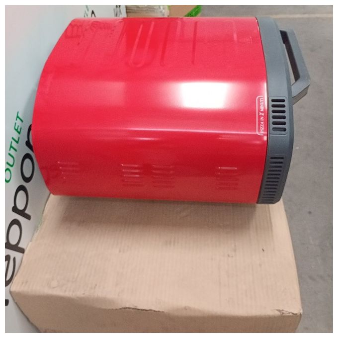 [ComeNuovo] Ariete 3901 Da Gennaro Forno per Pizza 2200W 430°C Pietra Refrattaria Timer 60 min colore Rosso