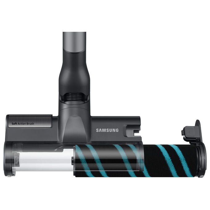 Samsung VCA-SAB92B Spazzola Soft Action per pavimenti duri e fessure con fili antistatici in argento testa girevole 180° facile manutenzione colore Nero