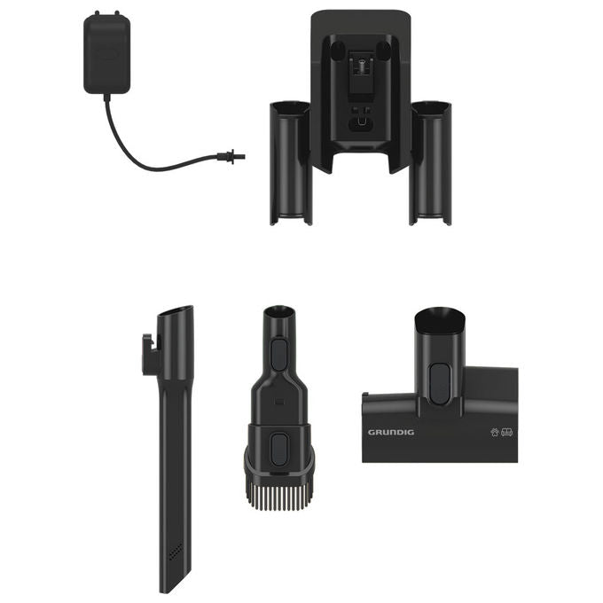 Grundig VCP 8331 PRO KABLOSUZ ?ARJL? DIKEY SüPüRGE Aspirapolvere Verticale Senza Sacchetto Multiciclonico 0,5 L 450 W 60 min 80 dB colore Antracite