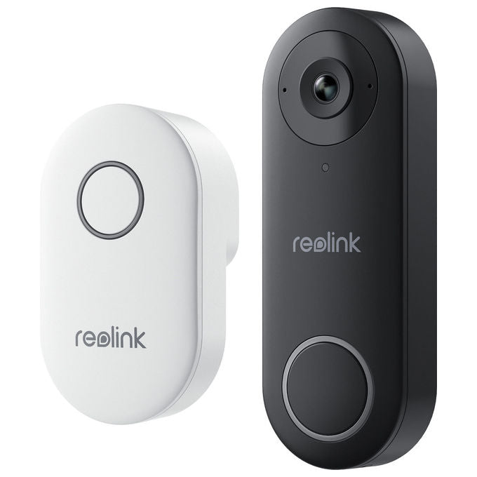 Reolink D340W Campanello Video WiFi 5MP con Rilevamento Umano Audio Bidirezionale MicroSD fino a 256 GB 802.11a-b-g-n colore Bianco