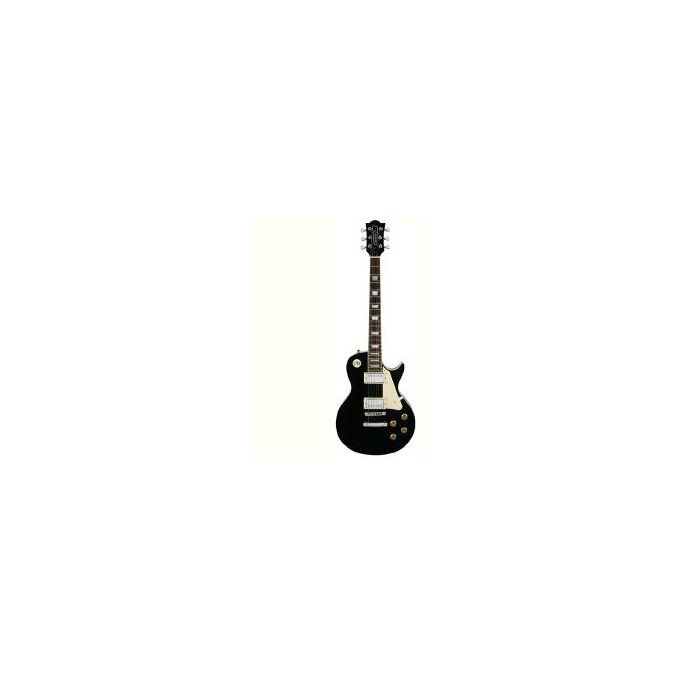 Eko Chitarra Elettrica VL-480 Nero con Corpo in Catalpa e Manico in Acero per Prestazioni Musicali Eccellenti
