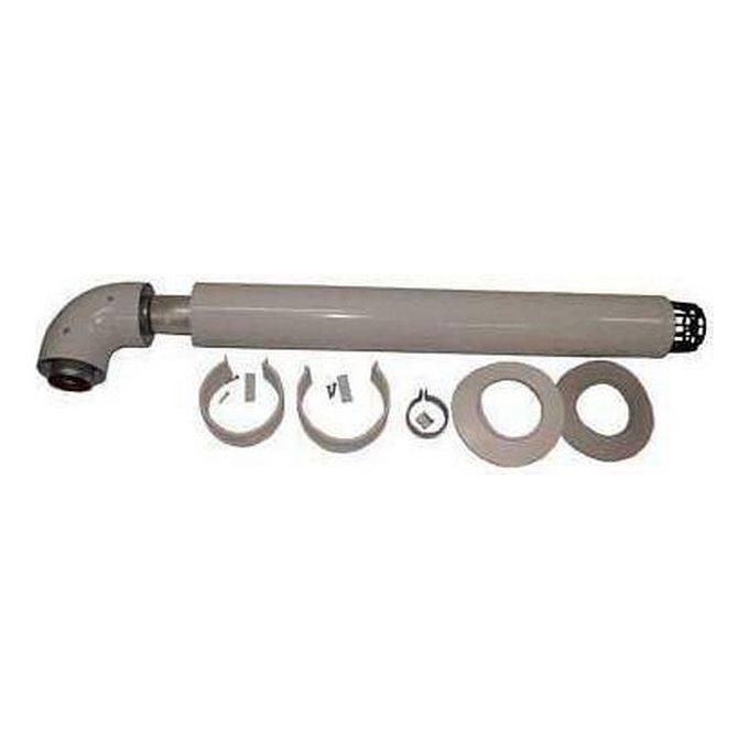 Saunier Duval Kit Fumi Orizzontale Con Terminale Antivento E Curva 90 60-100Mm