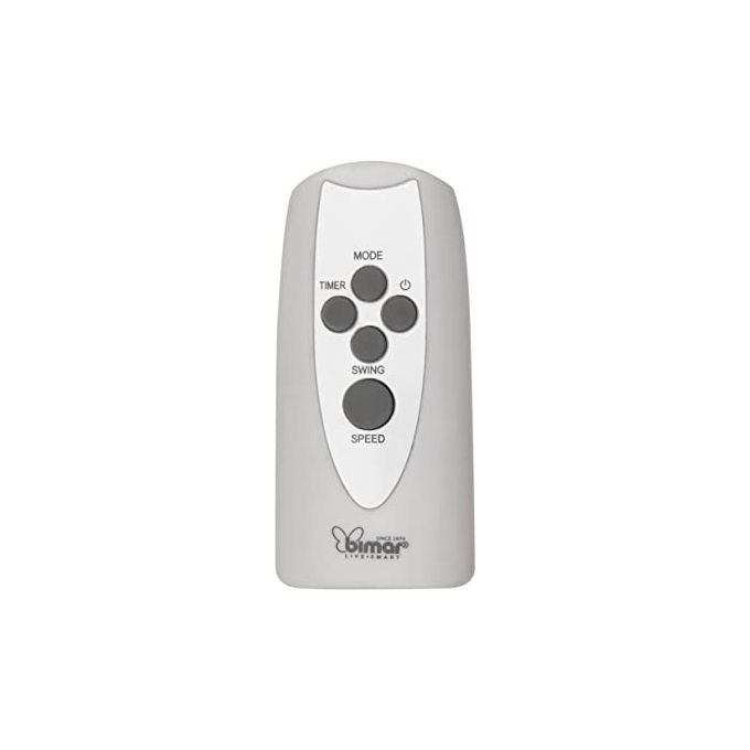 Bimar Ventilatore da Parete con Telecomando Elica 40cm per Climatizzazione e Comfort in Ambienti Domestici