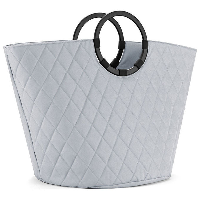 Reisenthel R74DUZA Wäschekorb loophome S Cestino per la biancheria in poliestere riciclato con design 3D colore Grigio