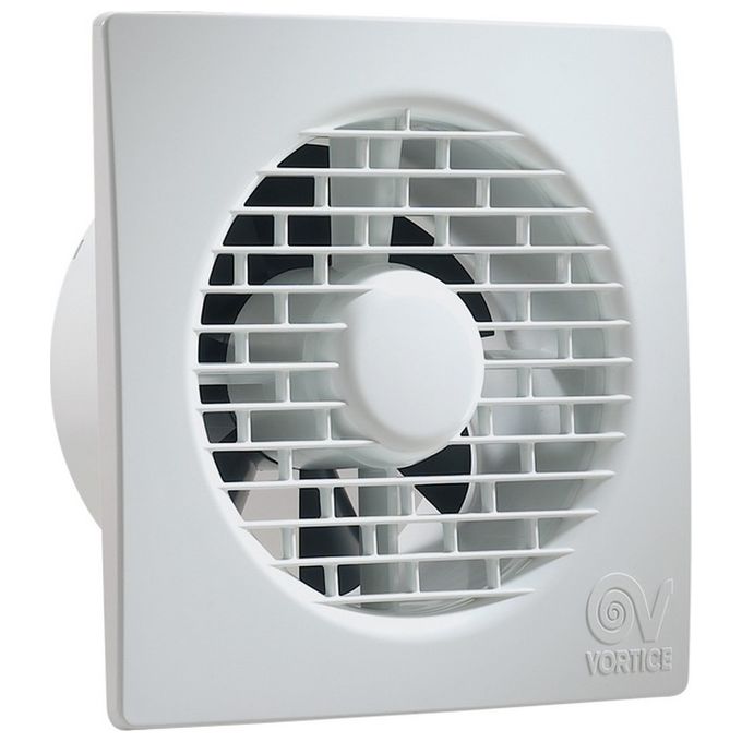 Vortice Punto Filo Monoforo 100-4 Ll Aspiratore Da Muro Mm.100X100 Longlife Bianco