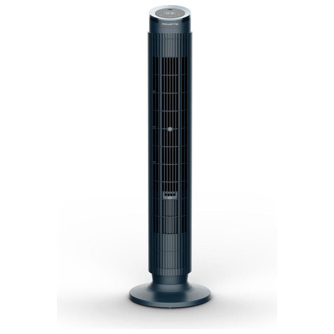 Rowenta VU7050F0 Eole Silence Force Ventilatore a Torre 12 Velocita' 20 dB 2440 m³-h Telecomando Oscillazione Automatica colore Blu scuro
