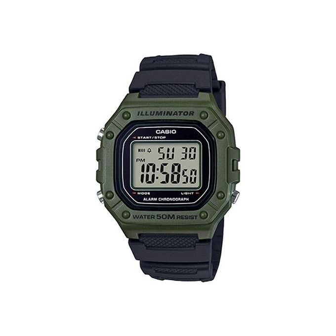 Casio Orologio Digitale al Quarzo da Uomo con Cinturino in Resina
