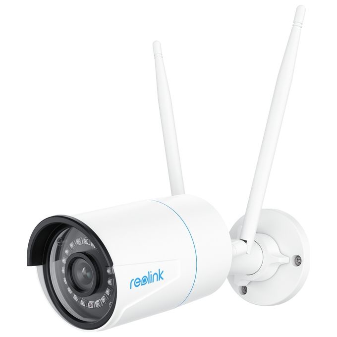 Reolink W320 5MP Telecamera Wi-Fi Esterno-Interno con WiFi 2,4-5 GHz, IP CCTV Camera con Rilevamento di Persone-Veicoli, Visione Notturna a Infrarossi, Slot per Scheda microSD, Waterproof IP67