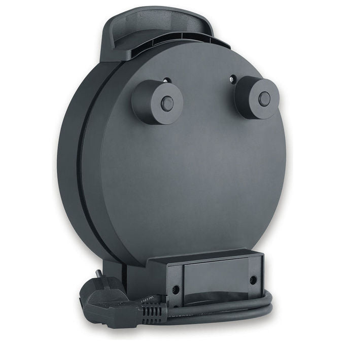 Severin WA2116 Waffeleisen Potenza 1000 W Materiale Acciaio inossidabile Regolazione Temperatura Indicatore di Prontezza Design Compatto colore Nero
