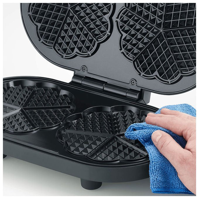 Severin WA2118 Macchina per Waffle con Potenza 1200 W e Superficie Antiaderente colore Nero