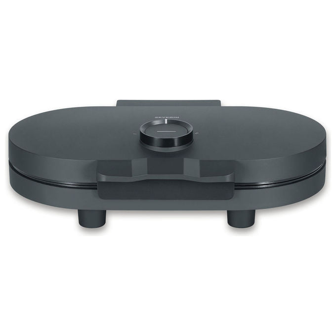 Severin WA2118 Macchina per Waffle con Potenza 1200 W e Superficie Antiaderente colore Nero