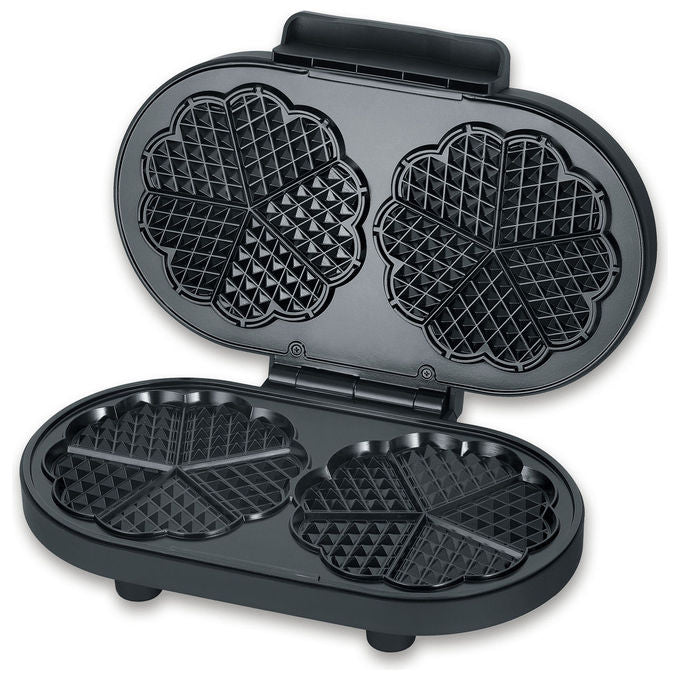 Severin WA2118 Macchina per Waffle con Potenza 1200 W e Superficie Antiaderente colore Nero