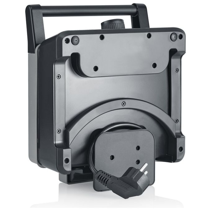 Severin WA 2125 Piastra per Waffle 2 Waffle 1600 W Rivestimento Antiaderente Termostato Regolabile Colore Antracite Nero