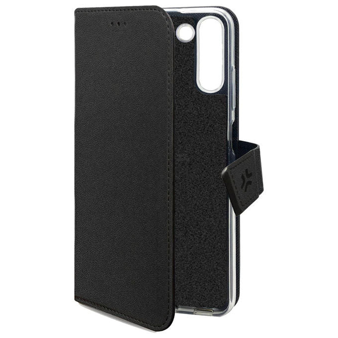Celly Custodia Portafoglio Similpelle Nera per Samsung Galaxy A56 5G